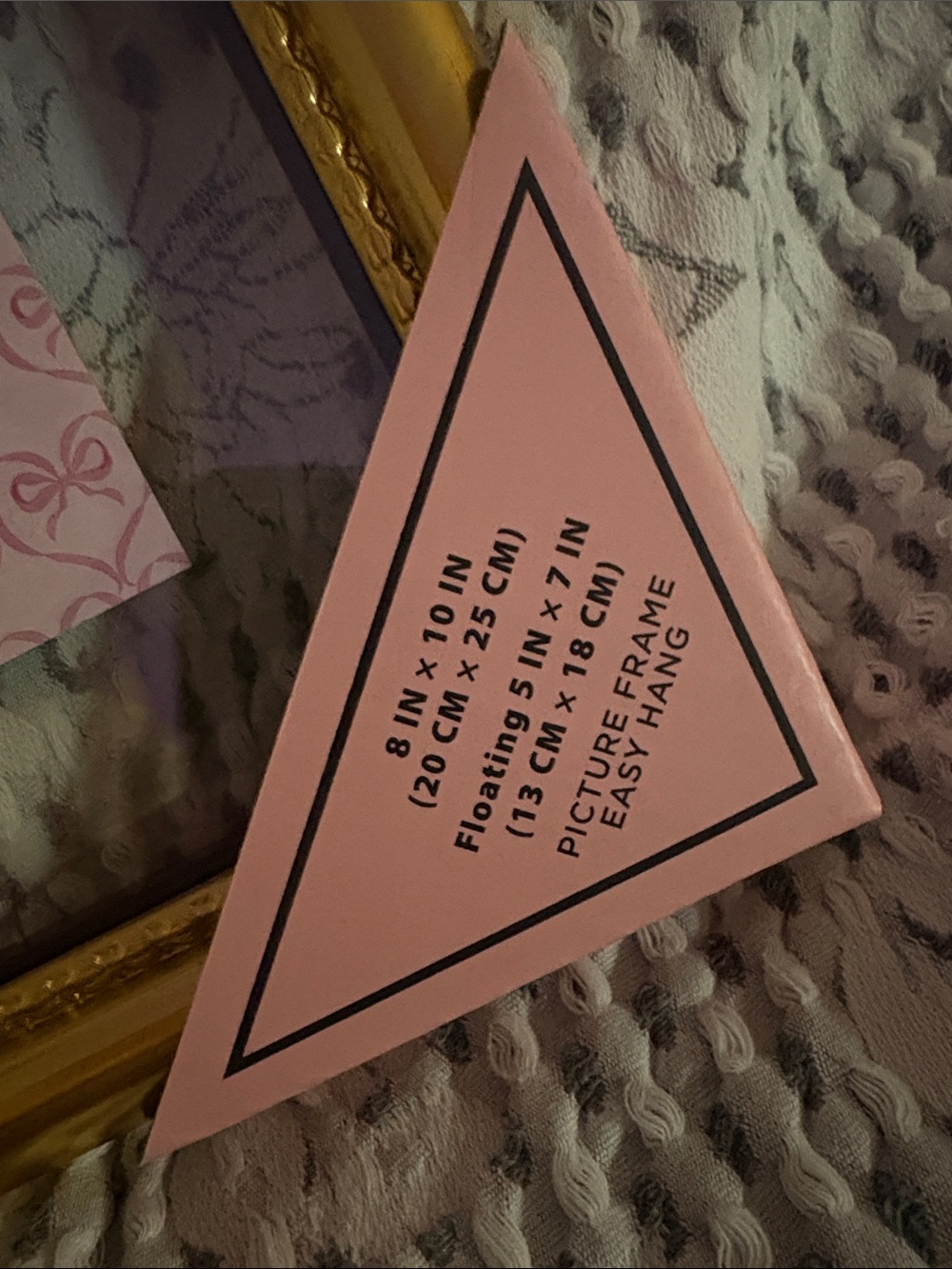 Juicy Couture Gold Frame 8x10 inches - Picture 6 of 6